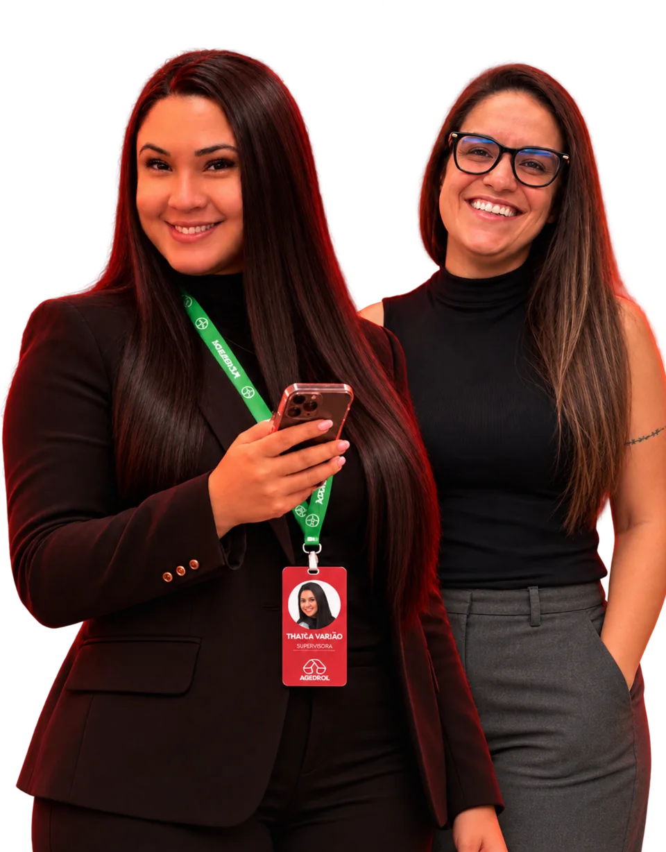 Thayla e Thais, consultoras de consórcio da Ademicon
